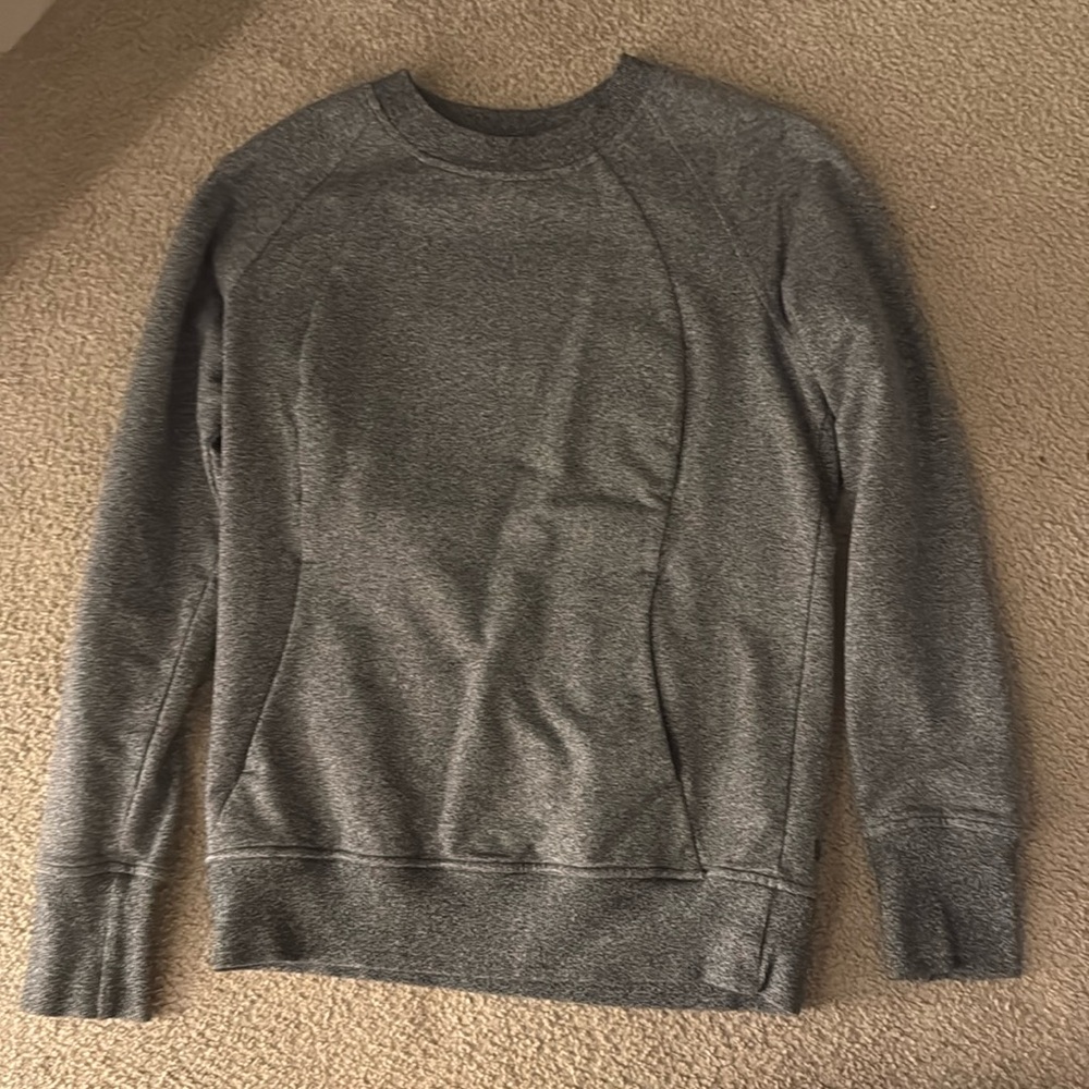 Lululemon scuba crewneck grey